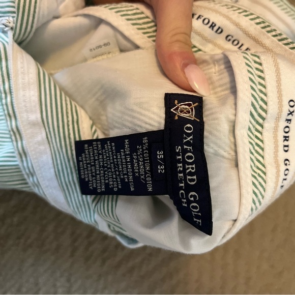 Oxford Golf Men's Slacks Size 35x32 | Classic Fit Dress Pants - Picture 3 of 4